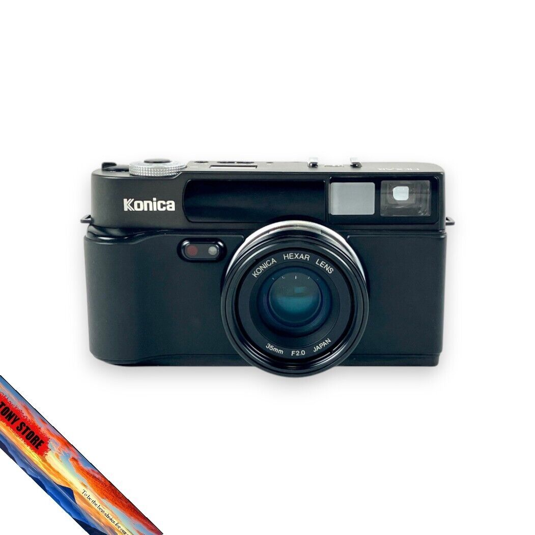 Konica HEXAR 35mm F2.0 Compact Film Camera Black F/2.0 Konica HEXAR 35mm F2.0 Compact Film Camera Black F/2.0