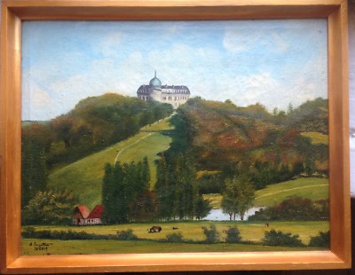 #ad H.Augustin Castle Hinnenburg At Brakel IN Lk Höxter North Oil $279.46