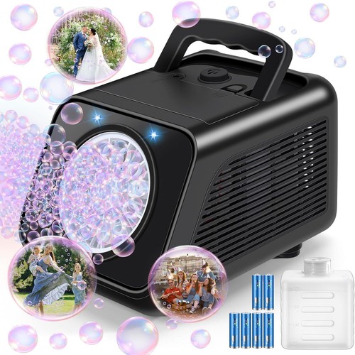Bubble Machine Automatic Blower for Kids: Battery Operated Bubble...