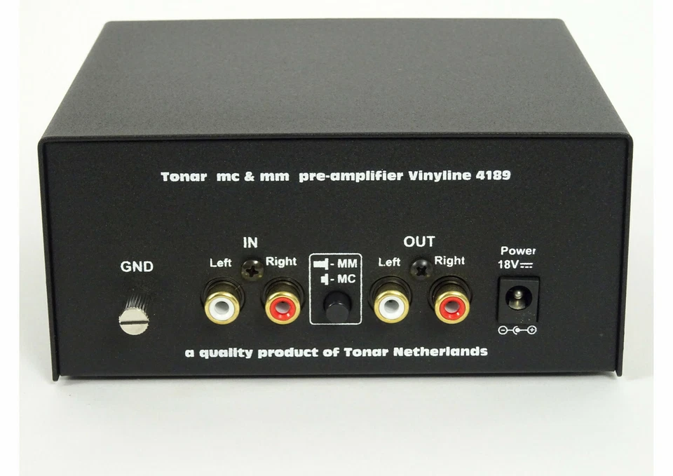 Tonar Vinyline Hifi / High End MC / MM Phono Vorverstärker, schwarz, Neu+OVP - Bild 3 von 4
