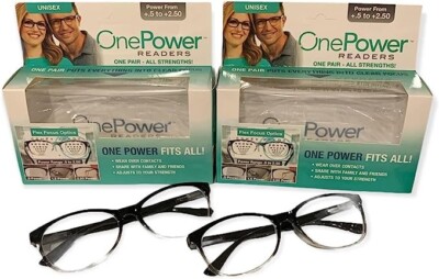 MintWrx One Read One Power Auto-Adjusting Optics 0.5X- 2.5 (Pack of 2) (Round)