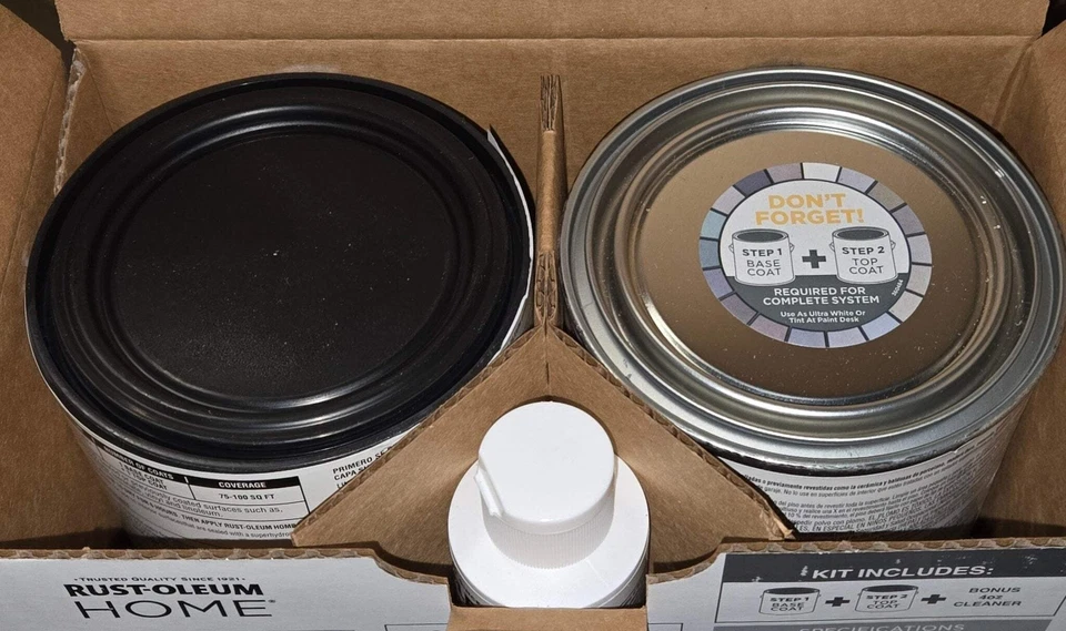 Rust-Oleum Home 1 qt. Ultra White Interior Floor Base Semi-Gloss Clear Coating K - Image 3 of 4