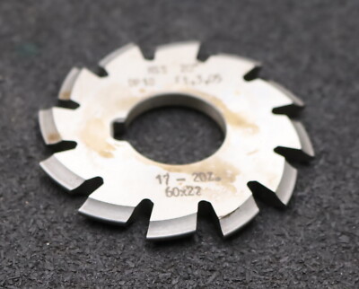 DOLD Zahnformfräser gear profile cutter DP 18 No. 6  Z= 17-20 EGW 20°Ø60x22mm
