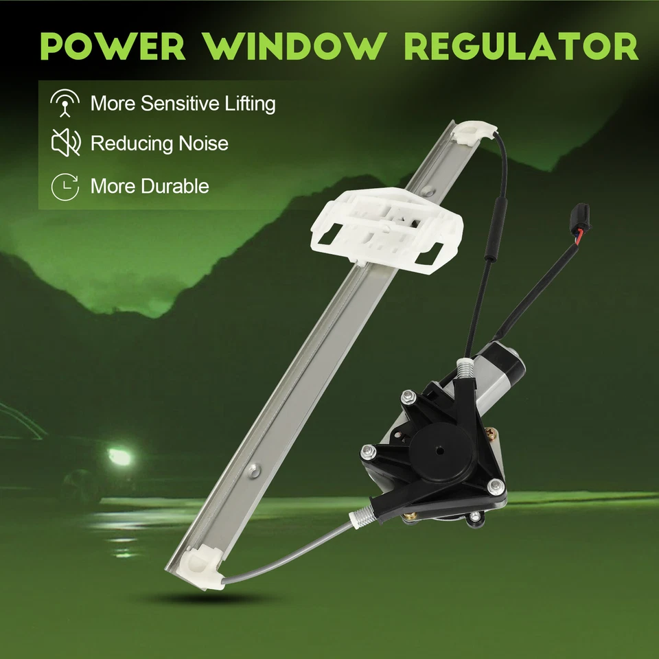 Driver traseiro esquerdo Jeep Wrangler 2007-2017 com regulador de janela de energia do motor - Imagem 3 de 4