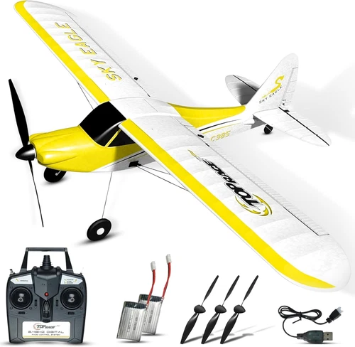 RC Plane - Remote Control Airplane for Adults and Kids - 4 Channel Stunt Flying,