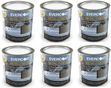 Evercoat 889 Metal 2 Metal Reinforced Body Filler For Metal Surfaces 6 Pack