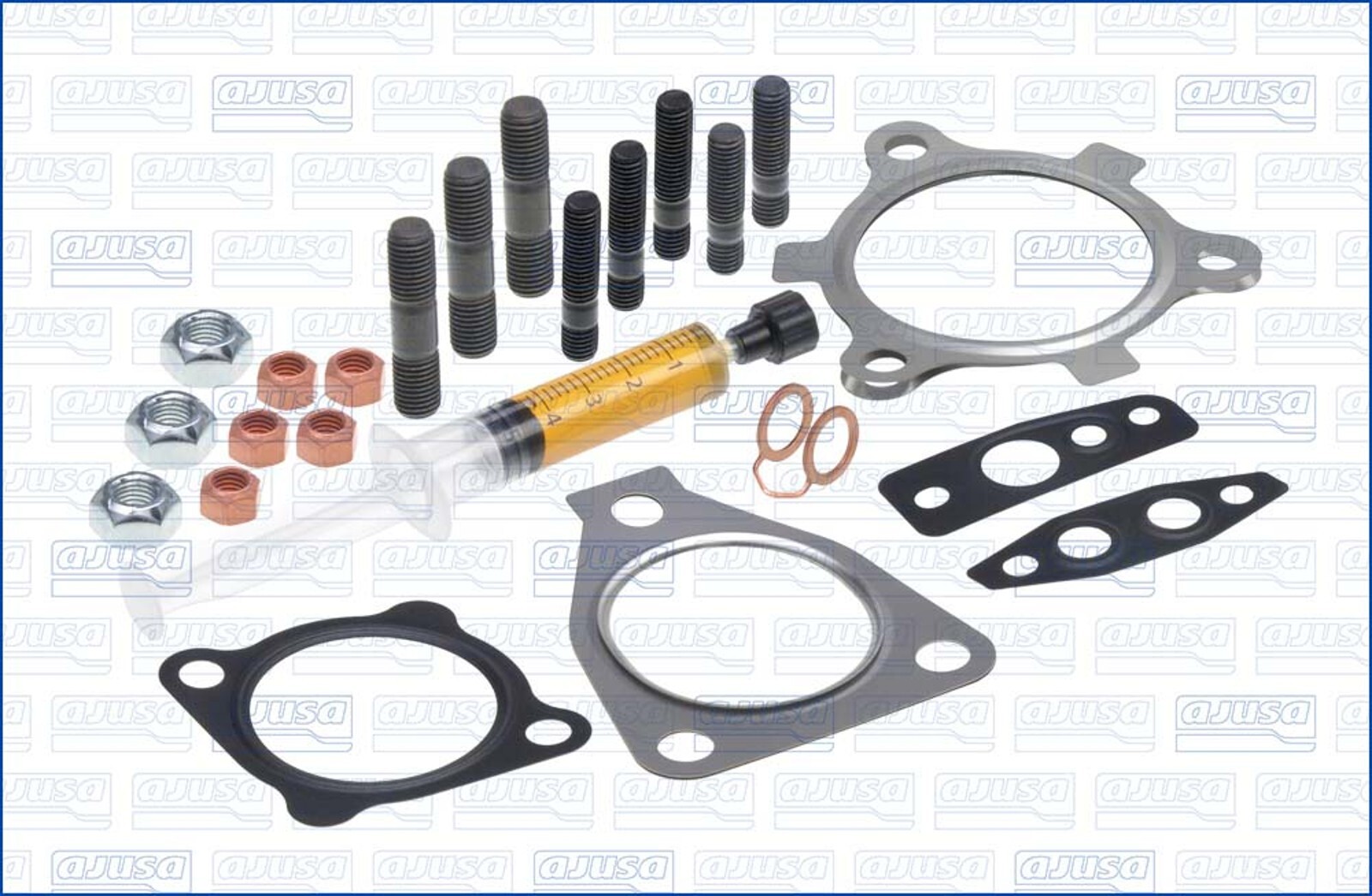 KIT D'INSTALLATION DU TURBOCOMPRESSEUR TOYOTA HILUX III 07- complet pièces d'étanchéité