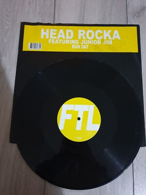 HEAD ROCKA feat JUNIOR JIM - RUN DAT  (FTL)  12'' vinyl UK GARAGE RECORD UKG 2000