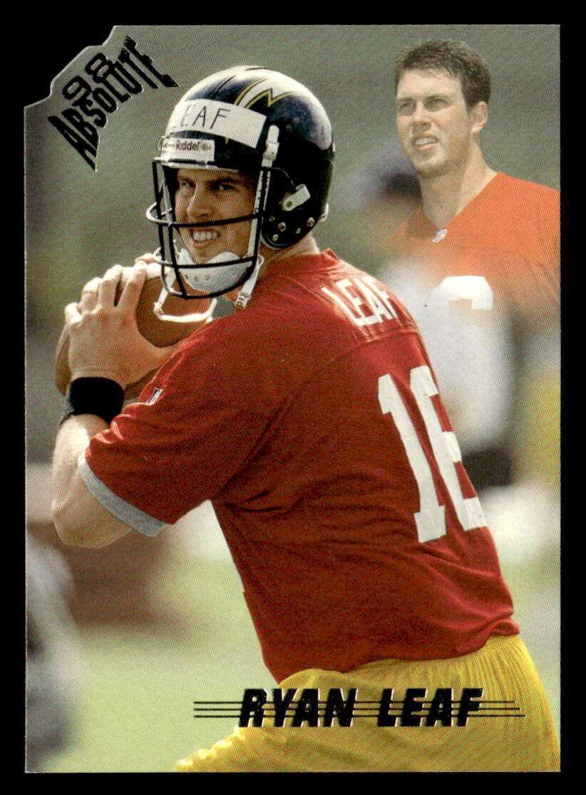 Ryan Leaf 1998 Playoff Absolute Retail Rookie Card #197 San Diego Chargers
