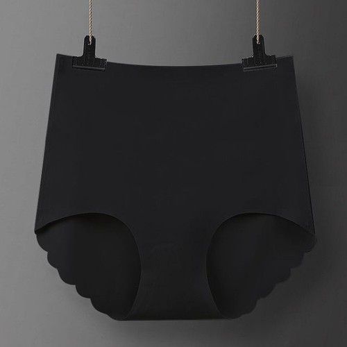 Damen-Slip weich hohe Taille nahtlos Unterwäsche atmungsaktiv Eisseide bequem Slip - Bild 8 von 23