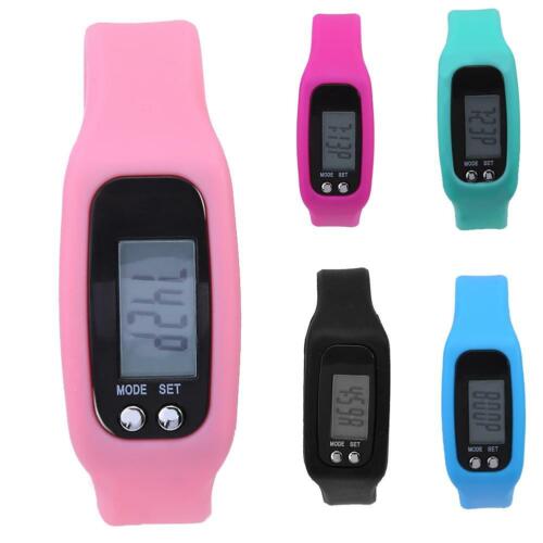 LCD Smart Watch Calorie Counter Pedometer Sports  Step Counter 4 Colors - Afbeelding 1 van 17