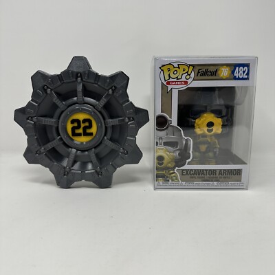 3D Printed Fallout Vault Tec Vault Door #22 fan sign for your Funko & Collection