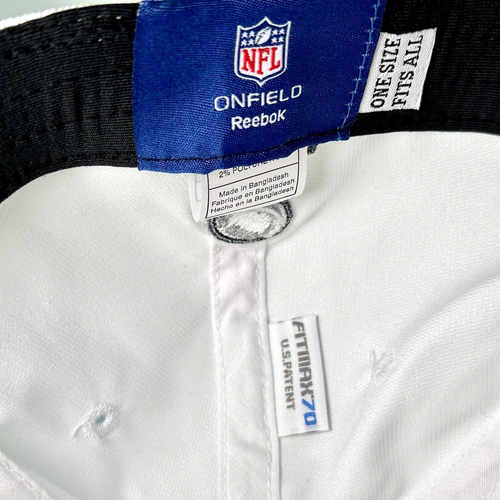 NWT NY GIANTS Hat 2011 Conference CHAMPIONS NFL Reebok One Sz FITMAX70 801313 - Picture 18 of 22