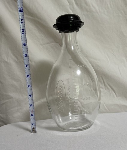VTG MacBick 2000 ML Glass Saline Bottle Corning Borosilicate Wilmington, Mass - 第 2/22 張圖片