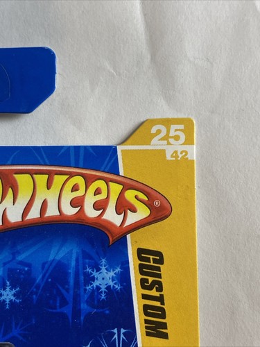 2009 Hot Wheels Snowflake Card Custom 41 Willys Coupe New Sealed - Picture 4 of 10