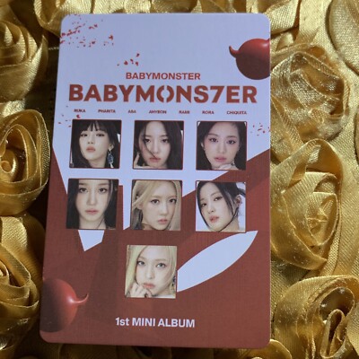PHARITA BABYMONSTER Red Devil Edition Celeb K-POP Girl Photo Card