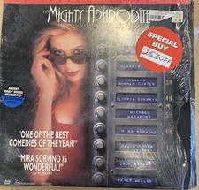 Mighty Aphrodite Woody Allen Mira Sorvino Laser Disc SEALED deluxe letter box