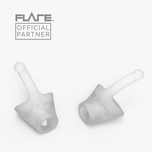 Flare Calmer SOFT MINI Translucent Earplugs Ear Plugs Protectors by Flare Audio - Afbeelding 1 van 19