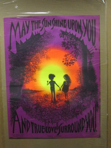vintage 1971 Purple Sunshine original poster  11145