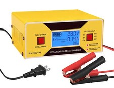 Car Battery Charger Automatic, 6/8/12/14/16/24V Adjustable Voltage Battery Ch...