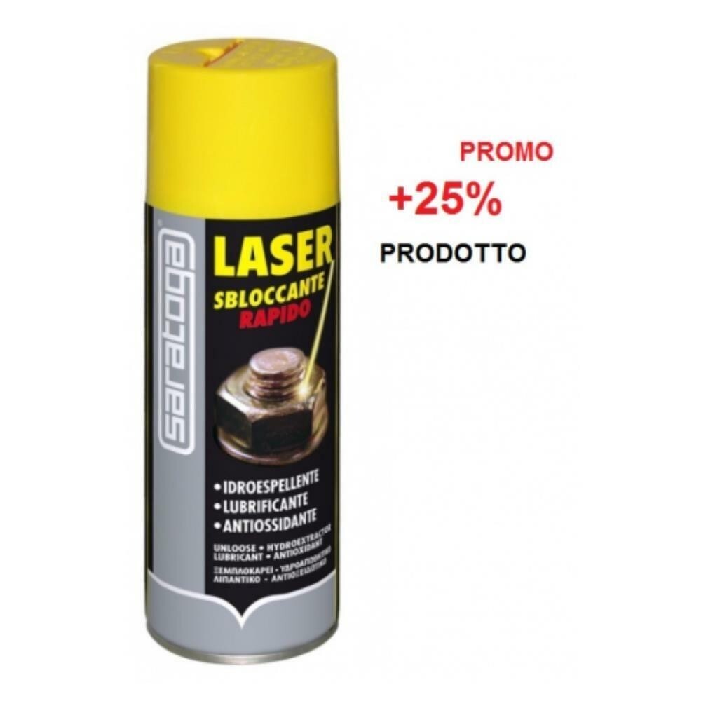 Sbloccante Spray Saratoga Laser Fluido Lubrificante Prottettivo Sciogli Ruggine