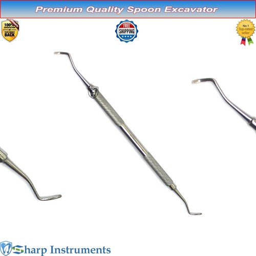 Spoon Excavator 1.5mm Restorative Surgical Hand Operated Dental Tool 1.3, 1.8mm - Picture 6 of 12