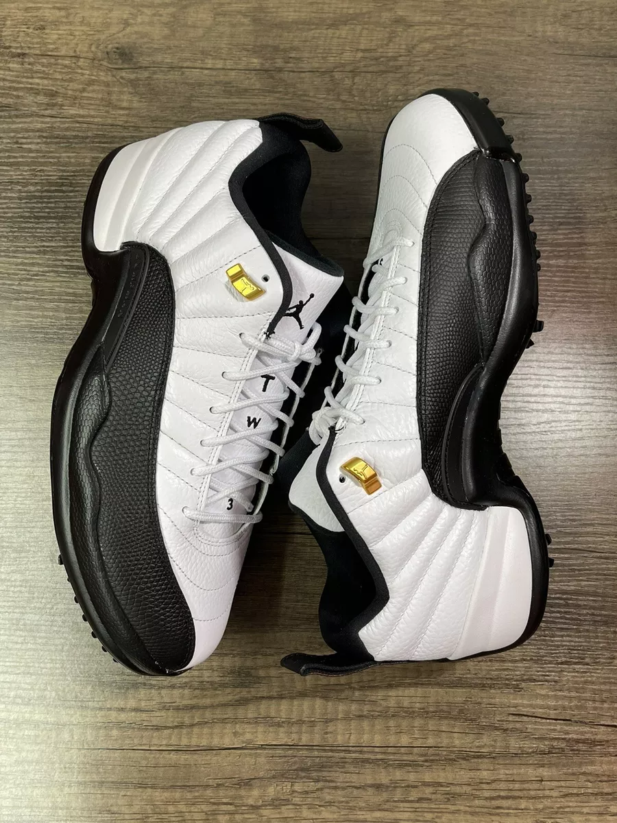 Nike Air Jordan 12 Low Golf “Taxi” (DH4120-100) Mens Size 9