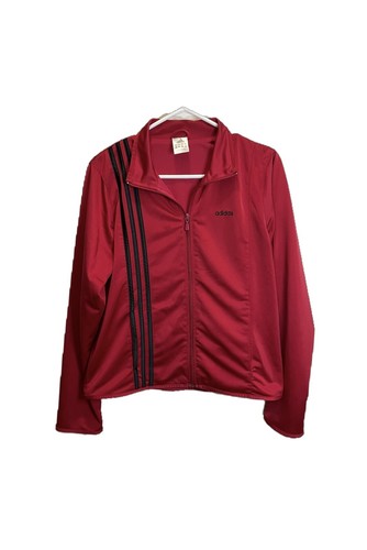 Adidas 2005 Polyester Track Jacket Red 