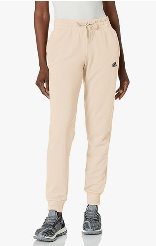 adidas Women's Essentials French Terry Logo Pants - Size XL NEW - Picture 2 of 4