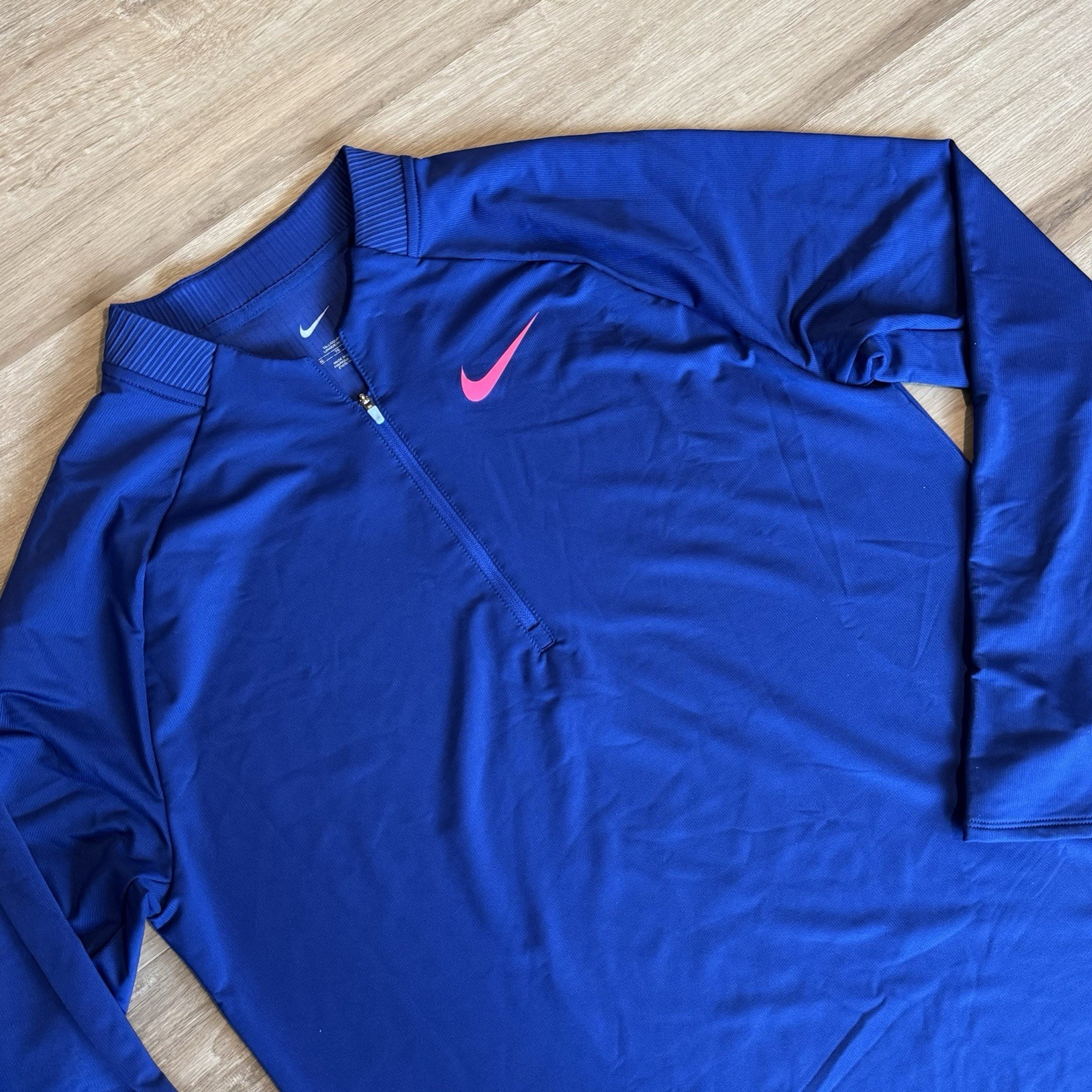 NIKE Pro Elite 2023 Half Zip Track Jersey Made In USA Mens Size XLT DR5229-455
