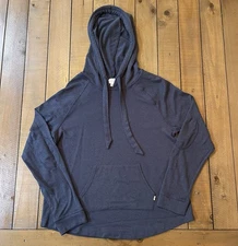 Koolaburra by UGG Brushed Sweater Hoodie Navy Heather Medium