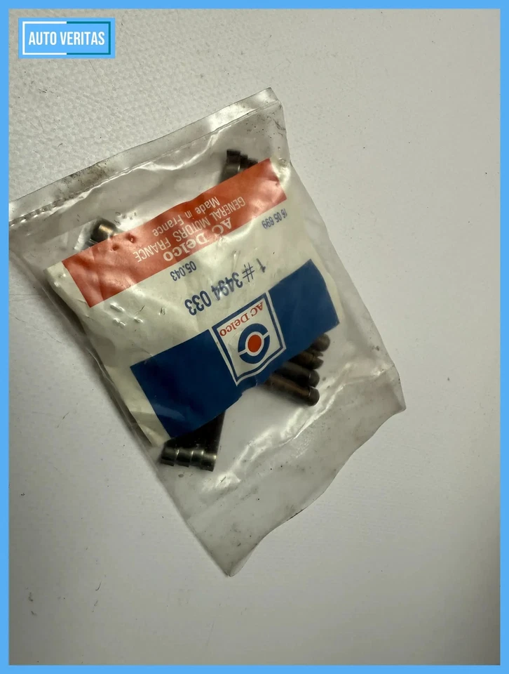 Original AC Delco Opel etc. Accessories set, disc brake lining front 3494033 - Image 4 of 4