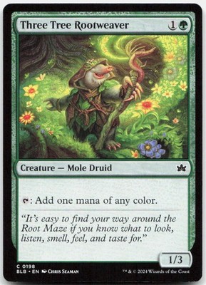 Three Tree Rootweaver C Bloomburrow BLB 198 NM Chris Seaman