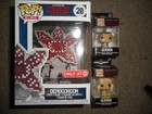 Funko Pop Stranger Things Lot, 8-bit 20 Demogorgon and 2 Eleven Keychains Hot To