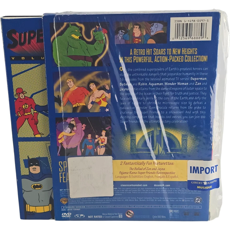 Super Amigos: Volumen 2 DVD DigiPack DC COMICS Colección Clásica Zona 1 - Imagen 3 de 4
