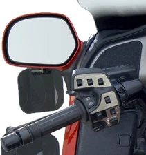 National Cycle N5108 Wing Deflectors Mirror Mount Dark Smoke