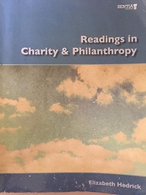 READINGS IN CHARITY & PHILANTHROPY *Excellent Condition*