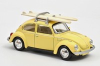 Norev, Vw KäFer 1303, Baujahr 1973, Pastellgelb Mit Surfbrett-Motiv – Jet-Car...