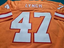 JOHN LYNCH CUSTOM **XL* HOME THROWBACK JERSEY, 1970's/80'S, CORRECT COLOR!