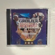 Grolier Multimedia Encyclopedia 1996 CD-ROM for Windows 95/3.1