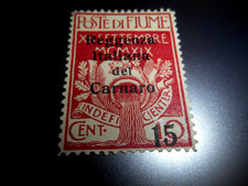 TIMBRE ITALIE COLONIE FIUME CARMARO 1920, NEUF *, 1920