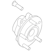 Genuine Nissan Value Advantage™ HUB ASSY FRONT D0202-JG01JNW