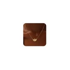 Gold Pendant Necklace for Women, Dainty 14k Gold Plated Sun Necklace Cute Minima