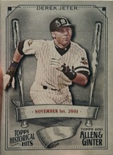 2021 Topps Allen & Ginter Historical Hits#HH-7 Derek Jeter