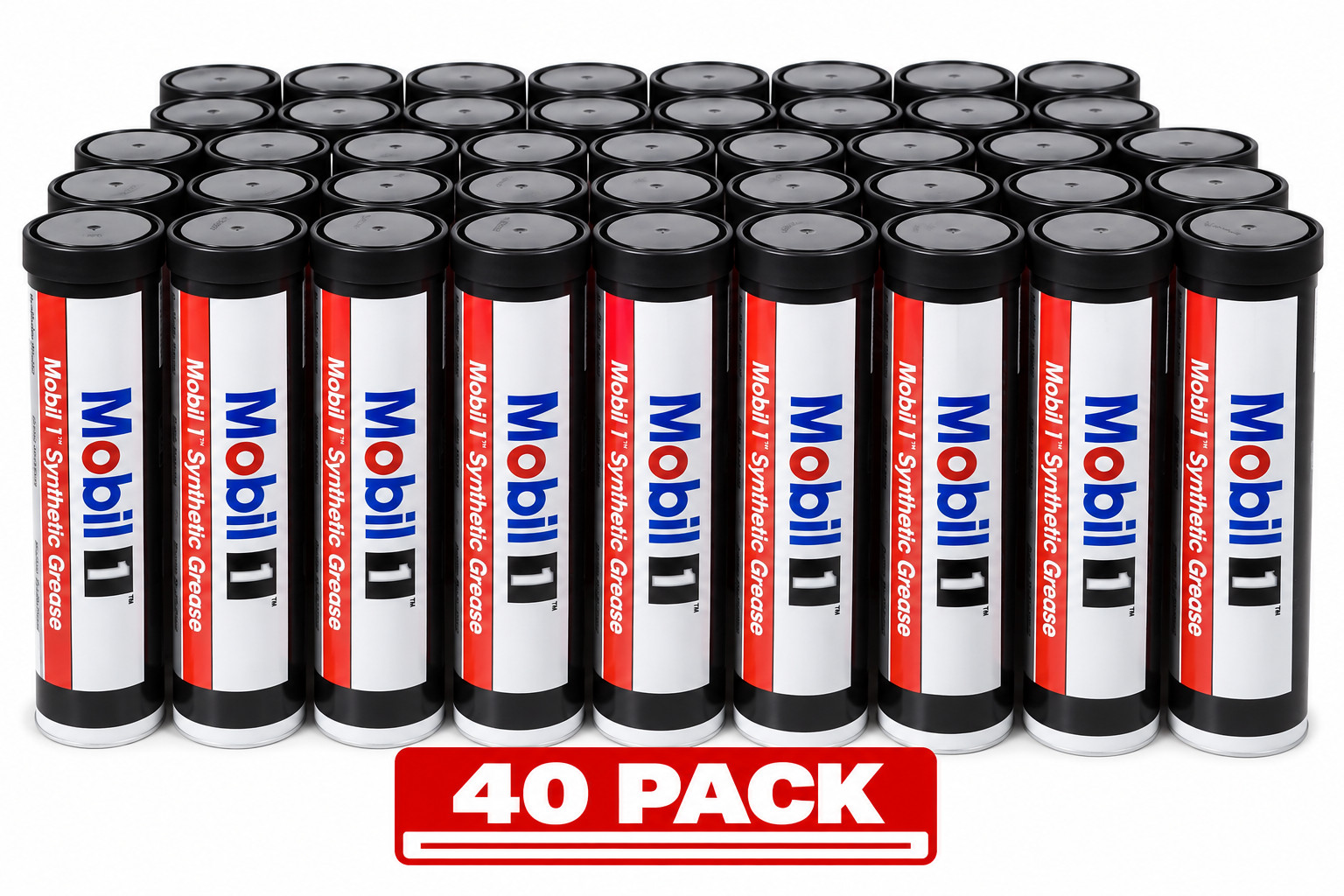 Mobil 1 Synthetic Grease Multi-Purpose Automotive Industrial Grease - 40 Pack