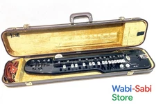 Rare Color Black Peacock Harp Electric Nagoya Suzuki Taishogoto Ran Soprano