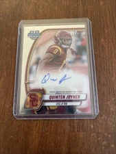Quinten Joyner 2024 Bowman Chrome 1st Prospect Base Auto RC USC Texas Tech RB