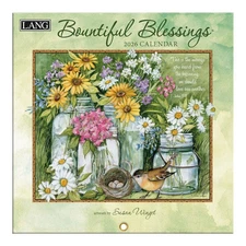 Bountiful Blessings 2026 Mini Wall Calendar, 7'' X 7'', 12-Month Calendar with