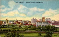 Youngstown Ohio OH : PANORAMIC SCENE o/25 BC4042