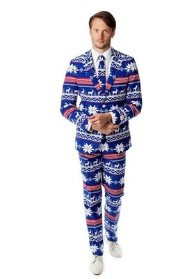 Opposuits The Rudolph Novelty Holiday Men's 3 Piece Suit Size 52